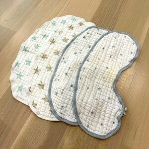 Aden + Anais burp cloths/bibs
